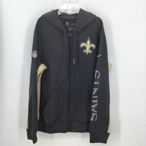 NFL Men’s Saints OnField Apparel Full Zip Hoodie Jacket